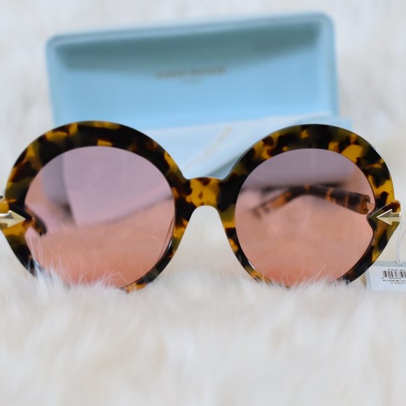 KAREN WALKER ROMANCER TORTOISE SUNGLASSES - Picture 5 of 15
